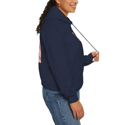 Vibrant Unisex Hoodie with Zen Frog and Snake Design, Cool Gift for Nature Lovers, Casual Wear for All Occasions, Gift for Her, Cool Hoodies