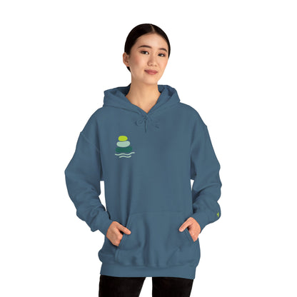 Nature-Inspired Unisex Hooded Sweatshirt, Comfortable Pullover, Casual Clothing, Eco-Friendly Gift, Chill Vibe Hoodie, Relaxing Outfit