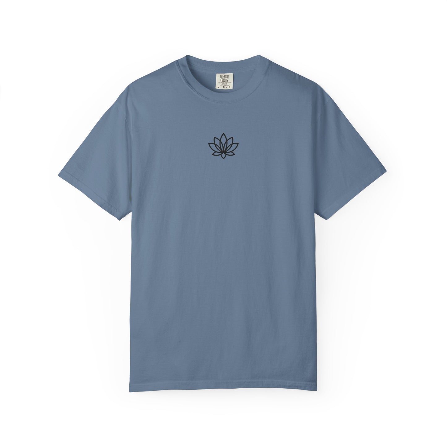 Lotus Bloom Unisex T-shirt, Soft Cotton Tee, Spiritual Gift, Meditation Wear, Casual Daily Outfit, Nature Lover Apparel