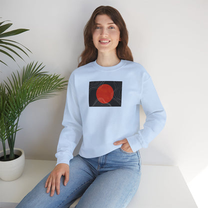 Minimalist Sunset Crewneck Sweatshirt, Cozy Unisex Sweater for Everyday Wear, Gift for Fall, Layering Essential