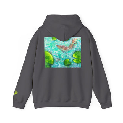 Nature-Inspired Unisex Hooded Sweatshirt, Comfortable Pullover, Casual Clothing, Eco-Friendly Gift, Chill Vibe Hoodie, Relaxing Outfit