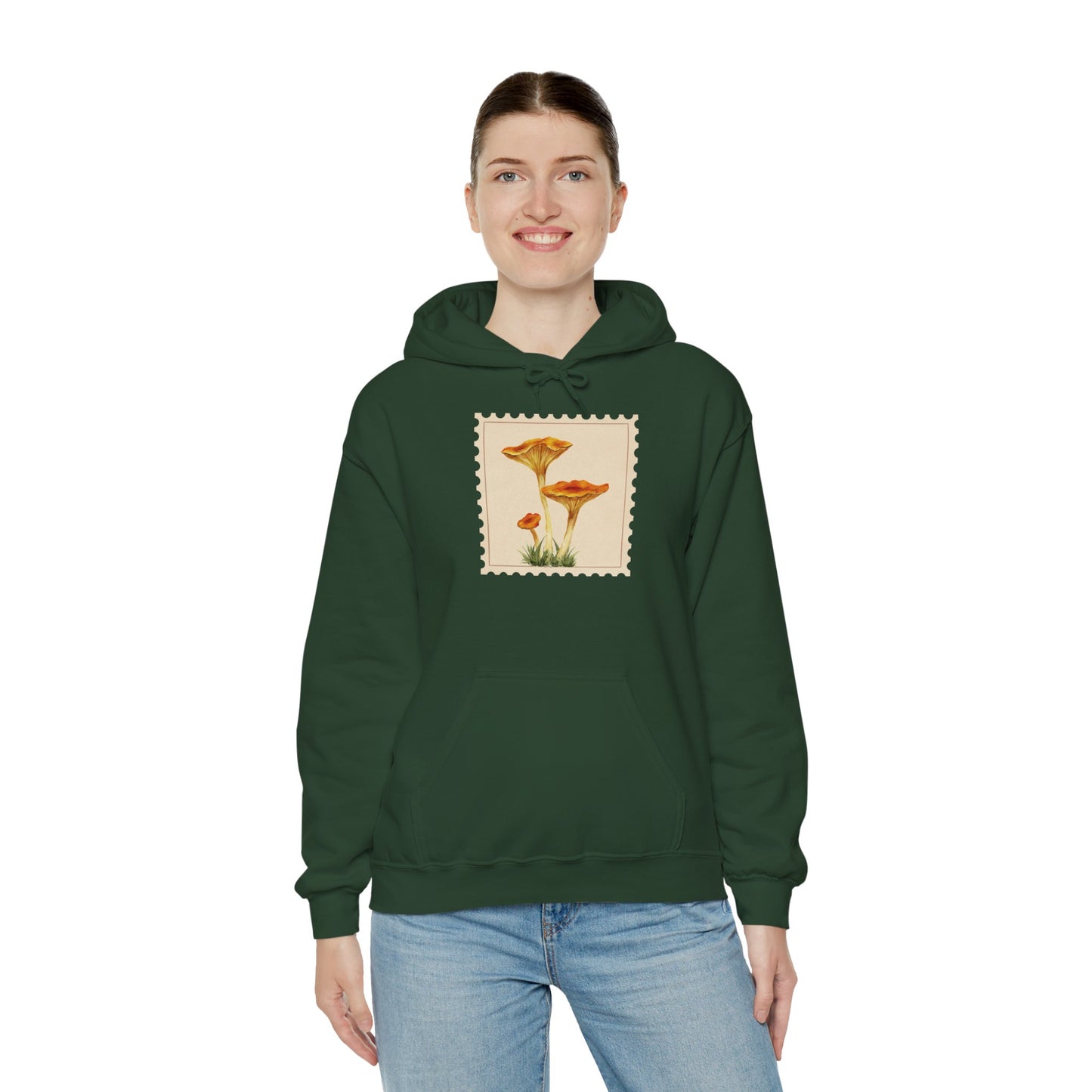 Botanical Print Hoodie, Cozy Sweatshirt, Nature Lover Gift, Comfortable Casual Wear, Fall Fashion, Unisex Hoodie, Comfy Mushroom Hoodie, Nature Vibes, Perfect for Fall