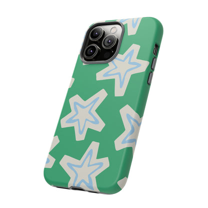 Retro Star Pattern Phone Case | Tough Cases, Colorful Cover for Phones, Phone Accessories, Gift for Her, Trendy Cases