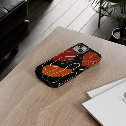 Stylish Phone Case with Abstract Design, Tough Cases for Modern Life, Trendy Phone Accessory, Unique Gift Idea, Holiday Present