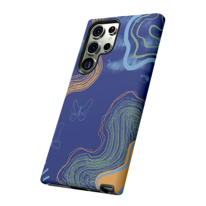 Artistic Phone Case, Abstract Phone Cover, Gift for Her, Modern Design, Boho Phone Case, Unique Phone Accessories