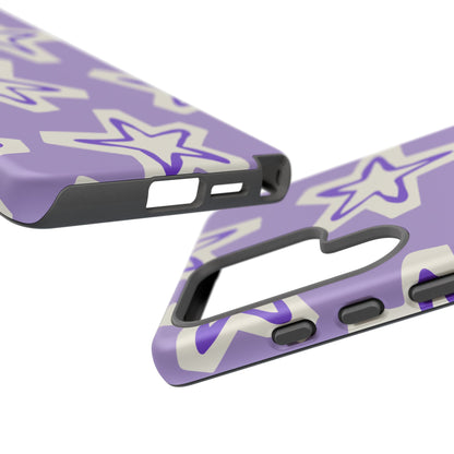 Starry Pattern Phone Case, Cute Star Design, Tough Phone Cover, Gifts for Her, Stylish Phone Accessory