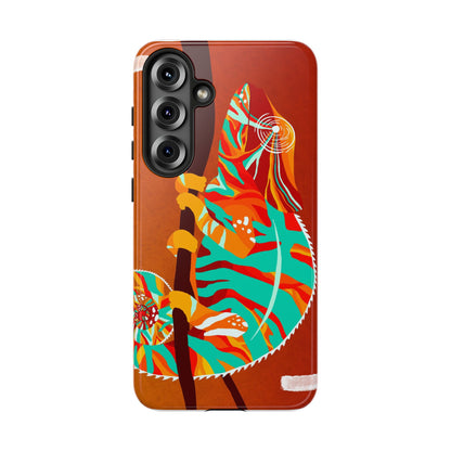 Chameleon Phone Case - Vibrant Artistic Design, Tough Cases for Animal Lovers, Unique Gift, Eco-Friendly Protection