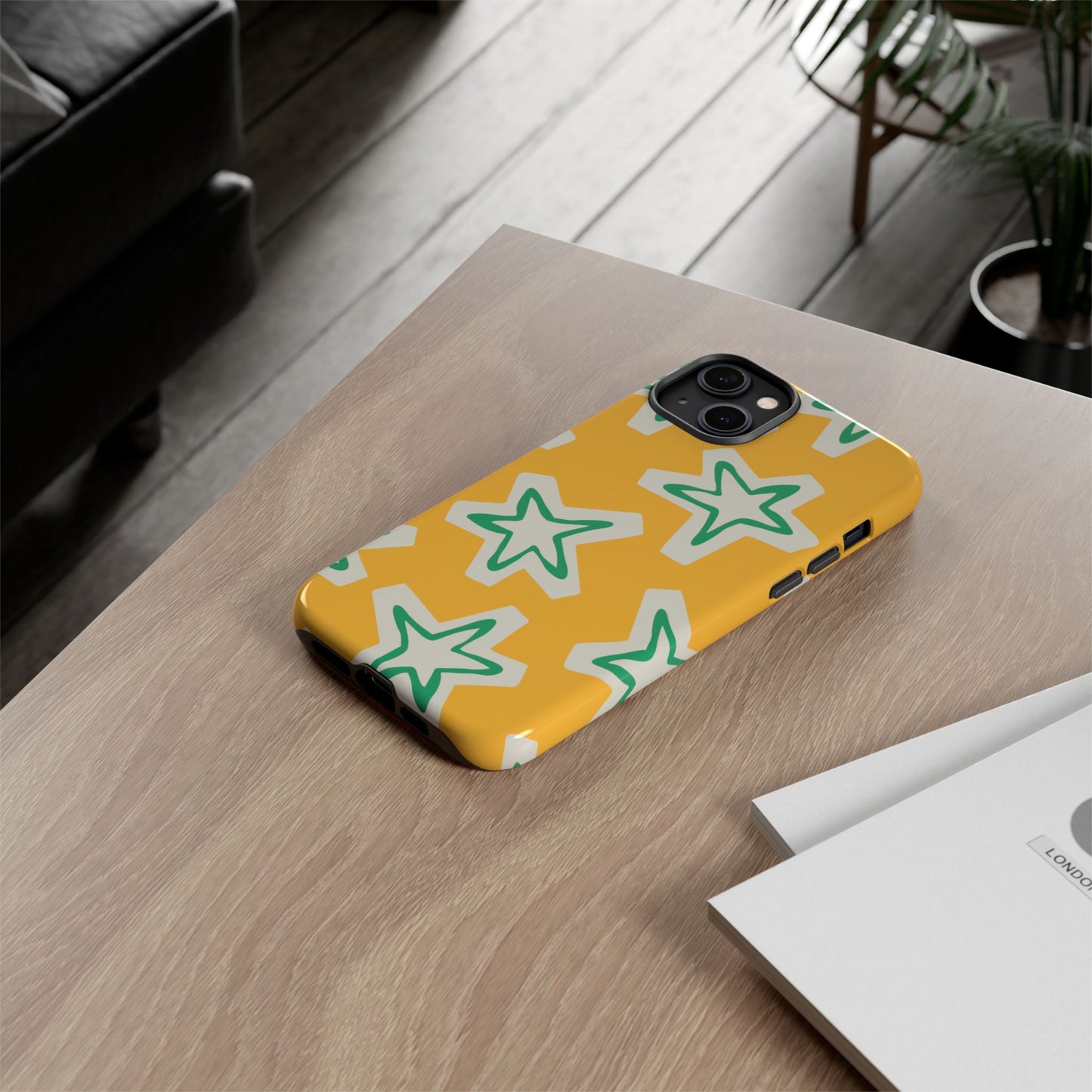 Retro Star Pattern Phone Case | Tough Cases, Colorful Cover for Phones, Phone Accessories, Gift for Her, Trendy Cases