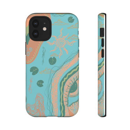 Whimsical Phone Case with Artistic Ocean Design, Floral Phone Cover, Unique Gift for Nature Lovers, Eco-Friendly Cell Accessories, [...]