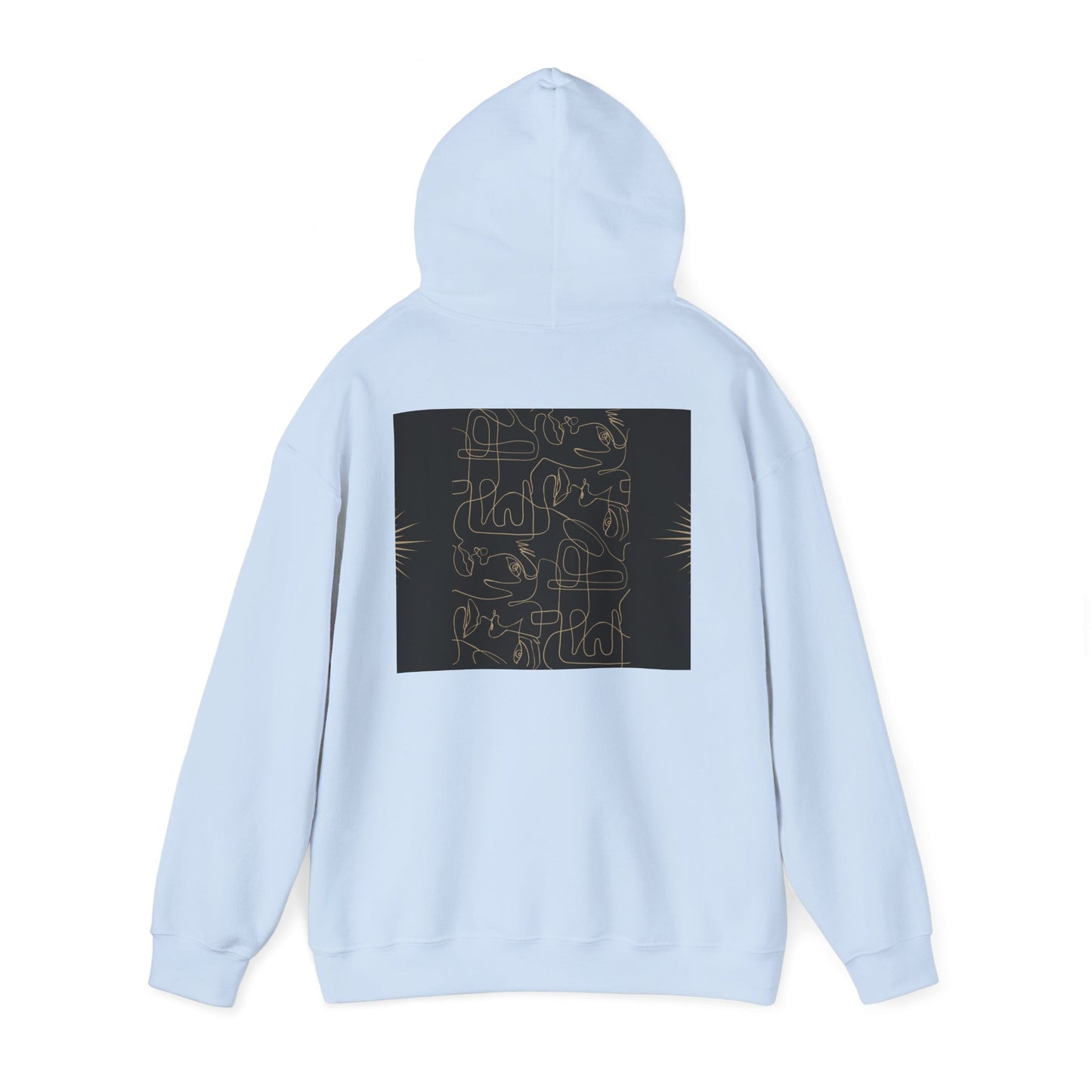 Lotus Design Hooded Sweatshirt, Unisex Hoodie, Cozy Fashion, Yoga Gift, Spiritual Apparel, Meditation Wear, Gift for Him, Gift for Her, Fall Crewneck, Autumn Vibes