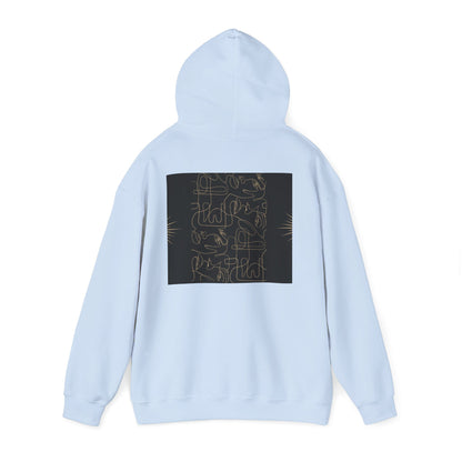 Lotus Design Hooded Sweatshirt, Unisex Hoodie, Cozy Fashion, Yoga Gift, Spiritual Apparel, Meditation Wear, Gift for Him, Gift for Her, Fall Crewneck, Autumn Vibes