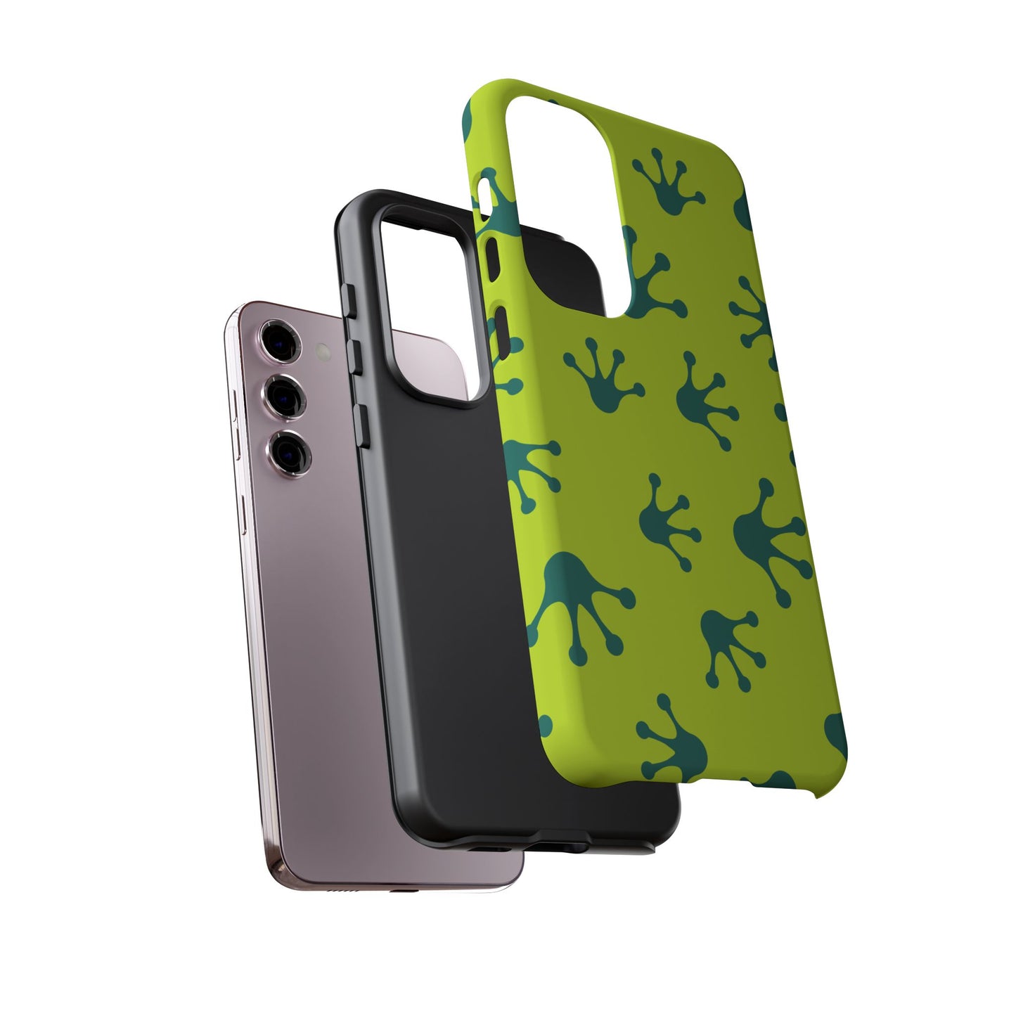 Frog Pattern Phone Case, Fun and Colorful Phone Cover, Durable Phone Protection, Gifts for Nature Lovers, Unique Accessory