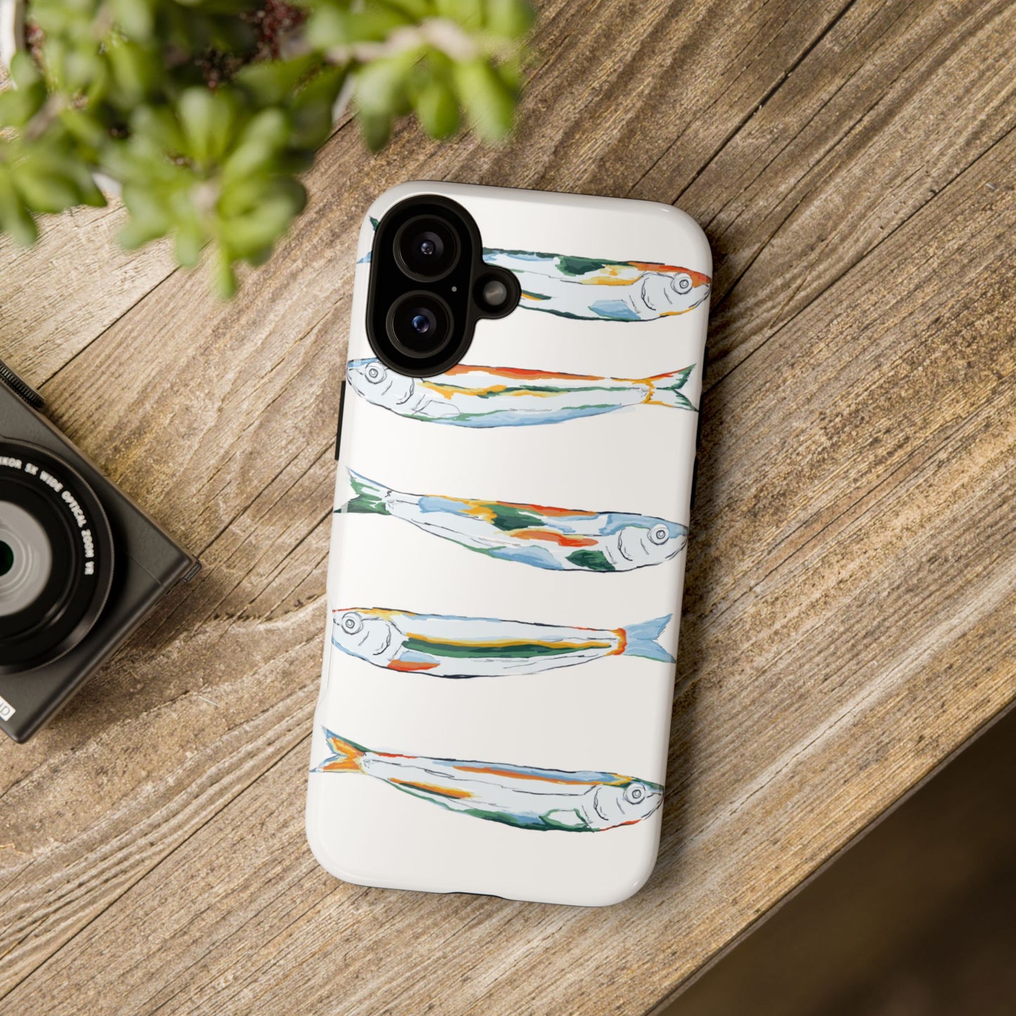 Tough Cases – Artistic Fish Design Phone Case, Unique Gift for Aquatic Lovers, Perfect for Birthdays, Holidays, and Everyday Use, Quirky Cases, Fun Phone Cases