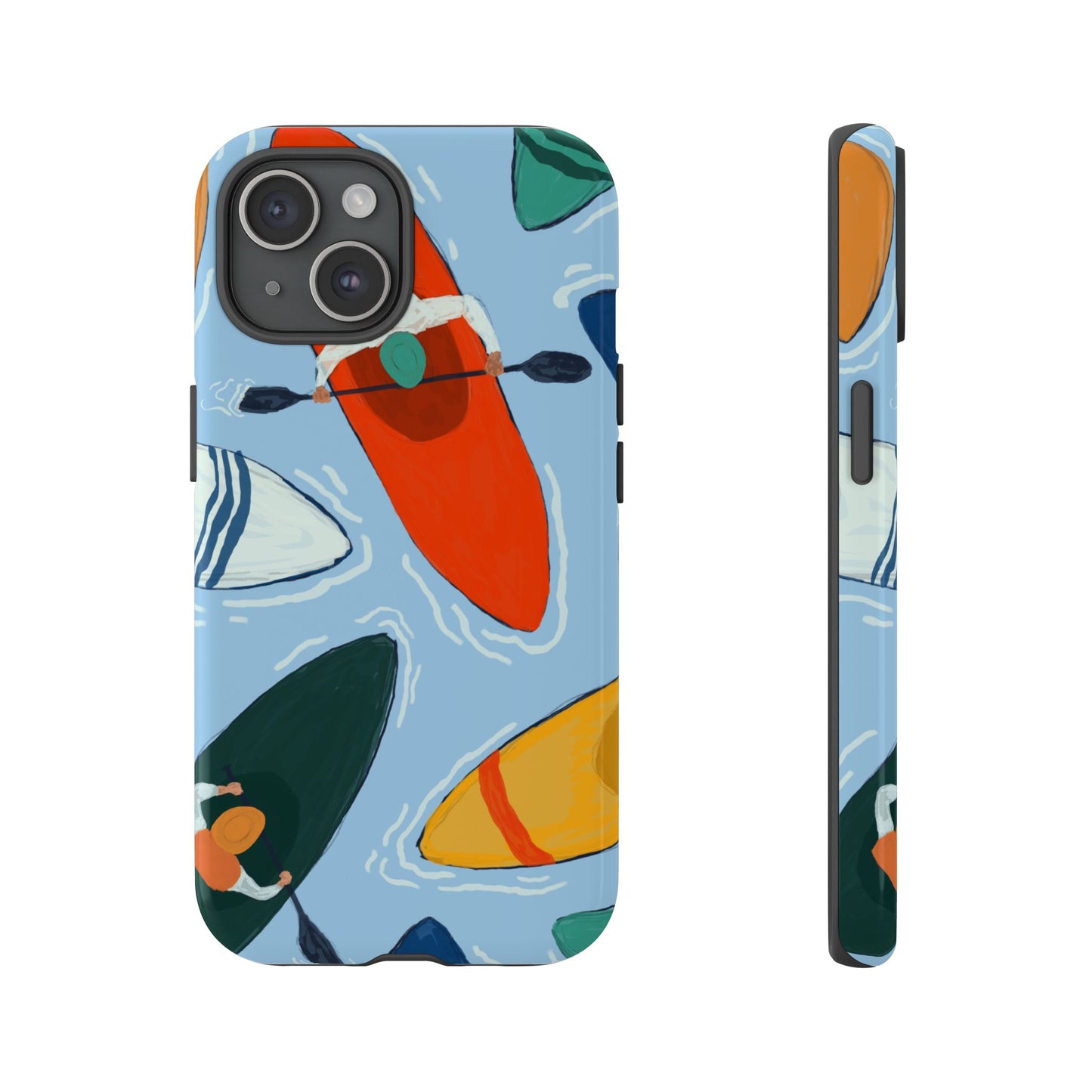Kayak Phone Case - Tough Cases for Outdoor Enthusiasts, Birthday Gifts, Adventure Gear, Kayaking Accessories, Nature Lover Decor, Artsy Phone Cases