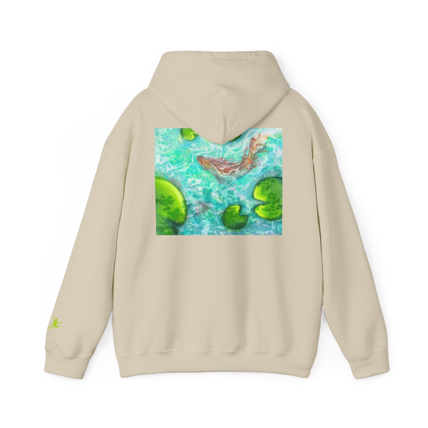 Nature-Inspired Unisex Hooded Sweatshirt, Comfortable Pullover, Casual Clothing, Eco-Friendly Gift, Chill Vibe Hoodie, Relaxing Outfit