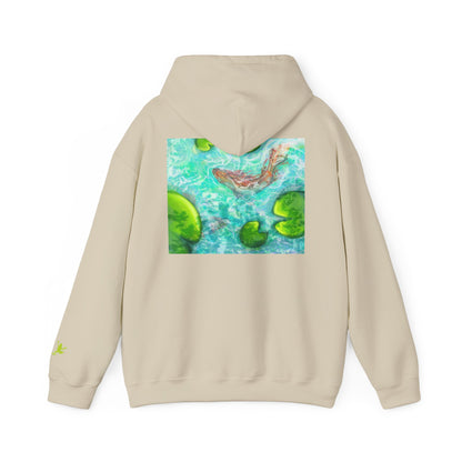 Nature-Inspired Unisex Hooded Sweatshirt, Comfortable Pullover, Casual Clothing, Eco-Friendly Gift, Chill Vibe Hoodie, Relaxing Outfit