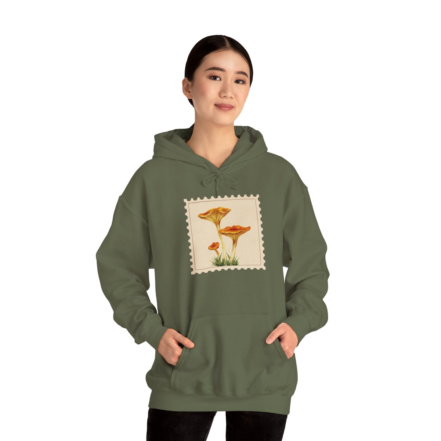 Botanical Print Hoodie, Cozy Sweatshirt, Nature Lover Gift, Comfortable Casual Wear, Fall Fashion, Unisex Hoodie, Comfy Mushroom Hoodie, Nature Vibes, Perfect for Fall