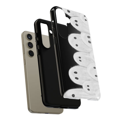 Painted Ghosts Phone Case | Ghostly Tough Phone Case for Spooky Style, Halloween Gift, Phone Cover, Ghost Theme, Unique Accessory, Spooky Season, Viral Painted Ghosts Inspired Design