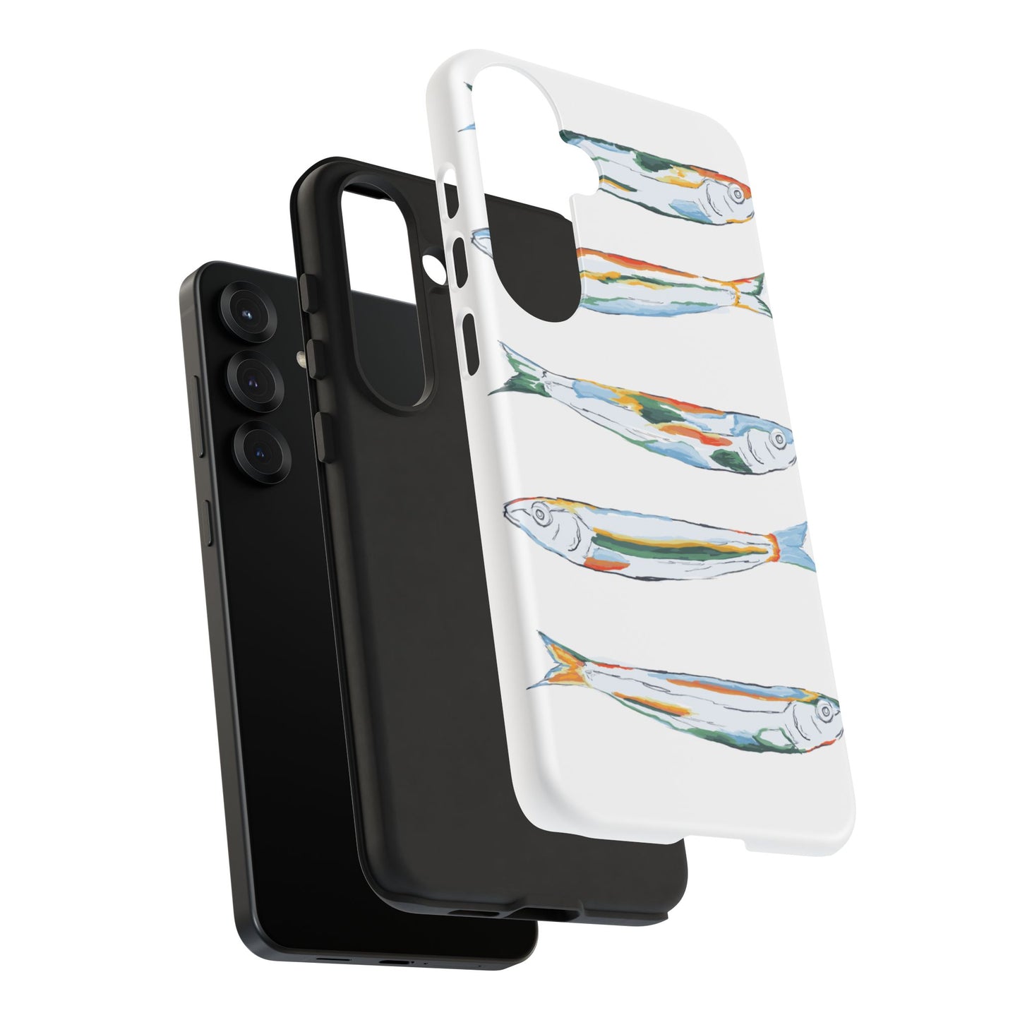 Tough Cases – Artistic Fish Design Phone Case, Unique Gift for Aquatic Lovers, Perfect for Birthdays, Holidays, and Everyday Use, Quirky Cases, Fun Phone Cases