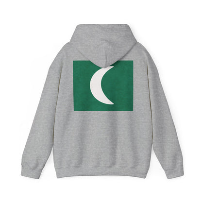 Zen Frog Hooded Sweatshirt - Cozy Unisex Hoodie, Casual Wear, Spring Fashion, Unique Gifts, Streetwear Style, Simple Moon Design, Gift for Him, Gift for Her