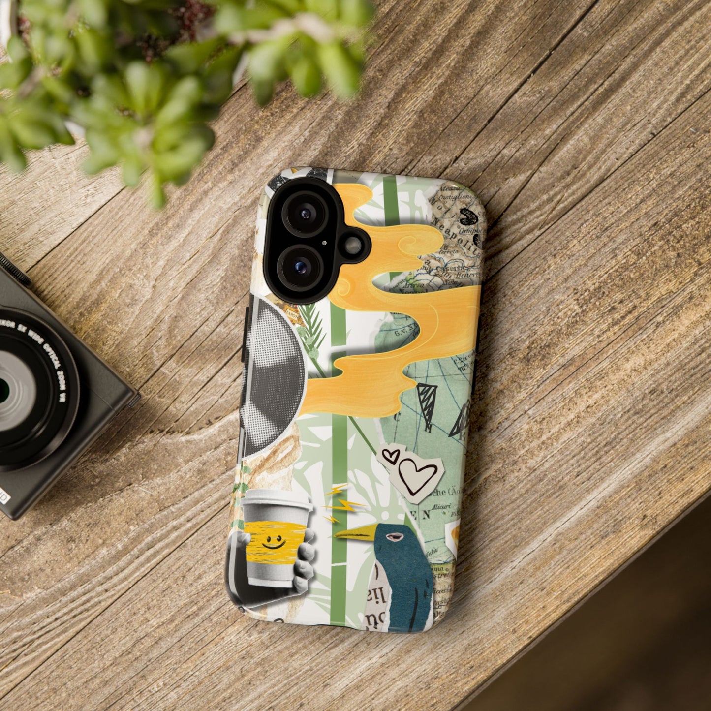 Artistic Phone Case, Unique Cell Phone Cover, Trendy Gifts for Music Lovers, Eco-Friendly Phone Accessory, Stylish Tech Gifts, Cool Cases, Unique Phone Cases