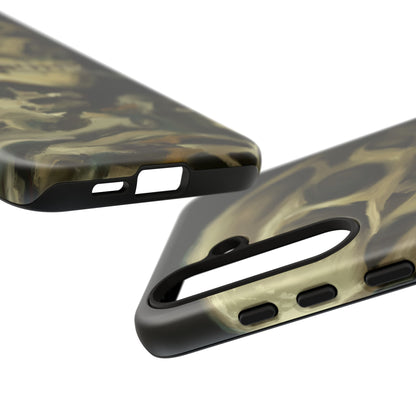 Skull Phone Case - Tough Cases, Macabre Style, Unique Accessories, Perfect for Halloween, Gothic Decor, Edgy Gift Idea | Van Gogh Reimagined, Abstract Twist on  Van Gogh's Skeleton with Burning Cigarette