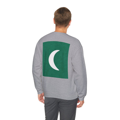 Zen Frog Crewneck Sweatshirt | Cozy Unisex Pullover for Relaxation, Ideal Gift for Nature Lovers, Perfect for Lounging and Casual Outings, Moon, Gift for Him, Gift for Her