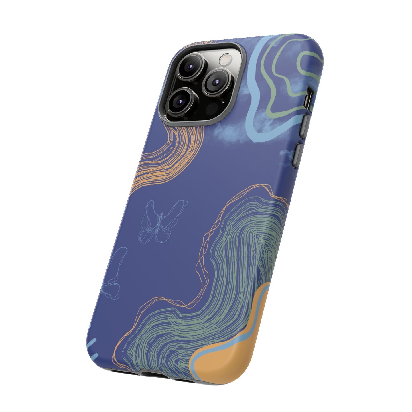 Artistic Phone Case, Abstract Phone Cover, Gift for Her, Modern Design, Boho Phone Case, Unique Phone Accessories