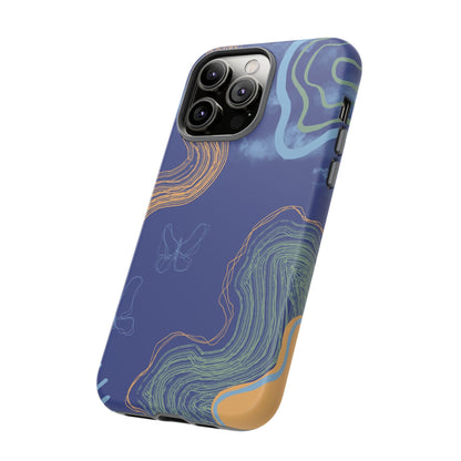 Artistic Phone Case, Abstract Phone Cover, Gift for Her, Modern Design, Boho Phone Case, Unique Phone Accessories