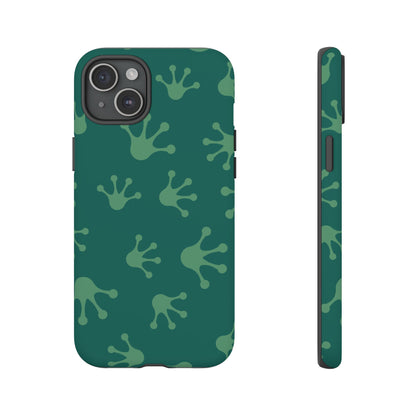 Frog Print Phone Case, Nature Lover Gift, Eco-Friendly Cover, Fun Green Design, Unique Frog Accessories