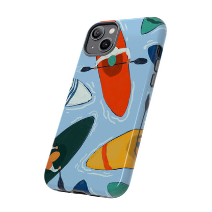 Kayak Phone Case - Tough Cases for Outdoor Enthusiasts, Birthday Gifts, Adventure Gear, Kayaking Accessories, Nature Lover Decor, Artsy Phone Cases