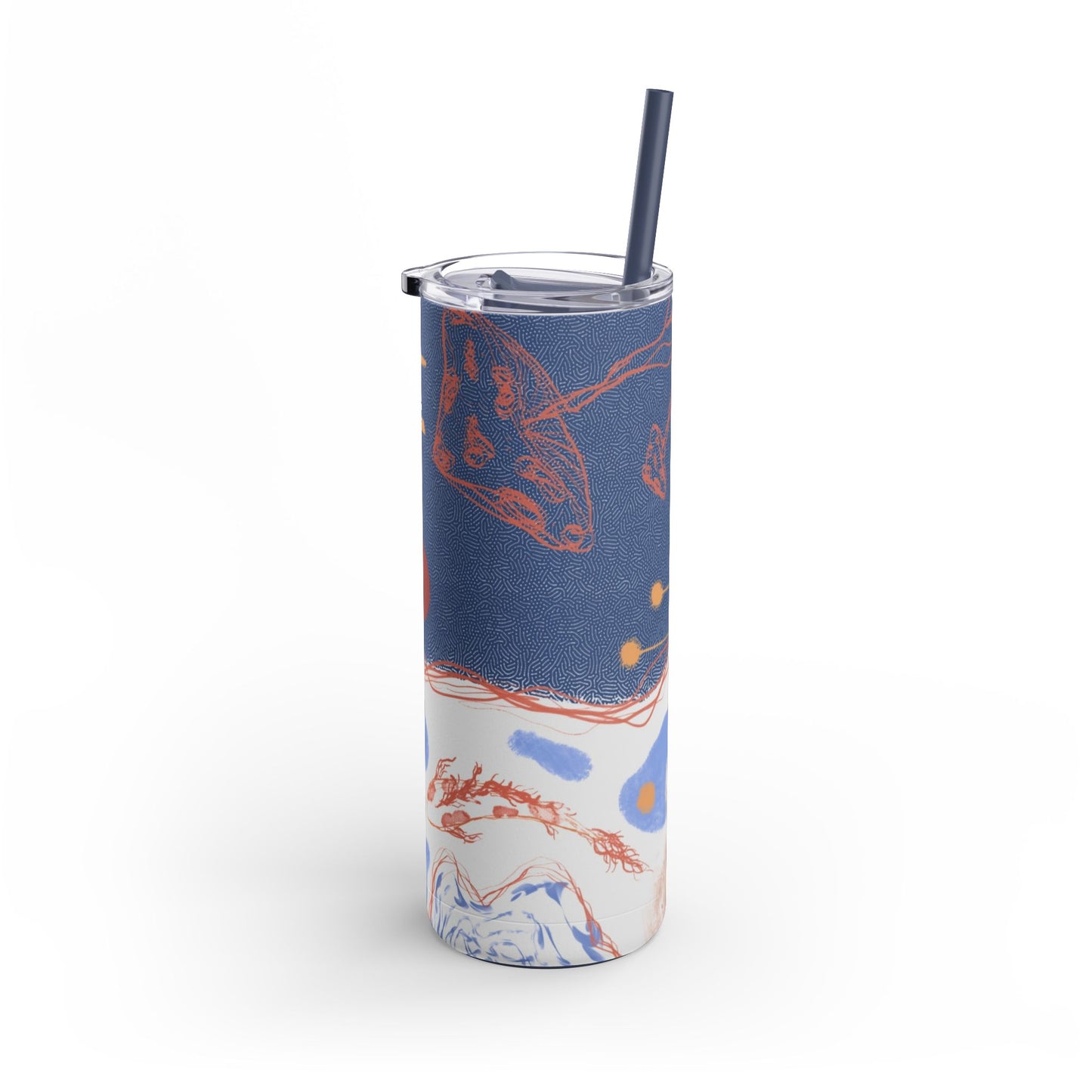 Artistic Skinny Tumbler | Unique 20oz Travel Mug | Eco-Friendly Hydration | Perfect Gift for Coffee Lovers, Art Enthusiasts, [...]