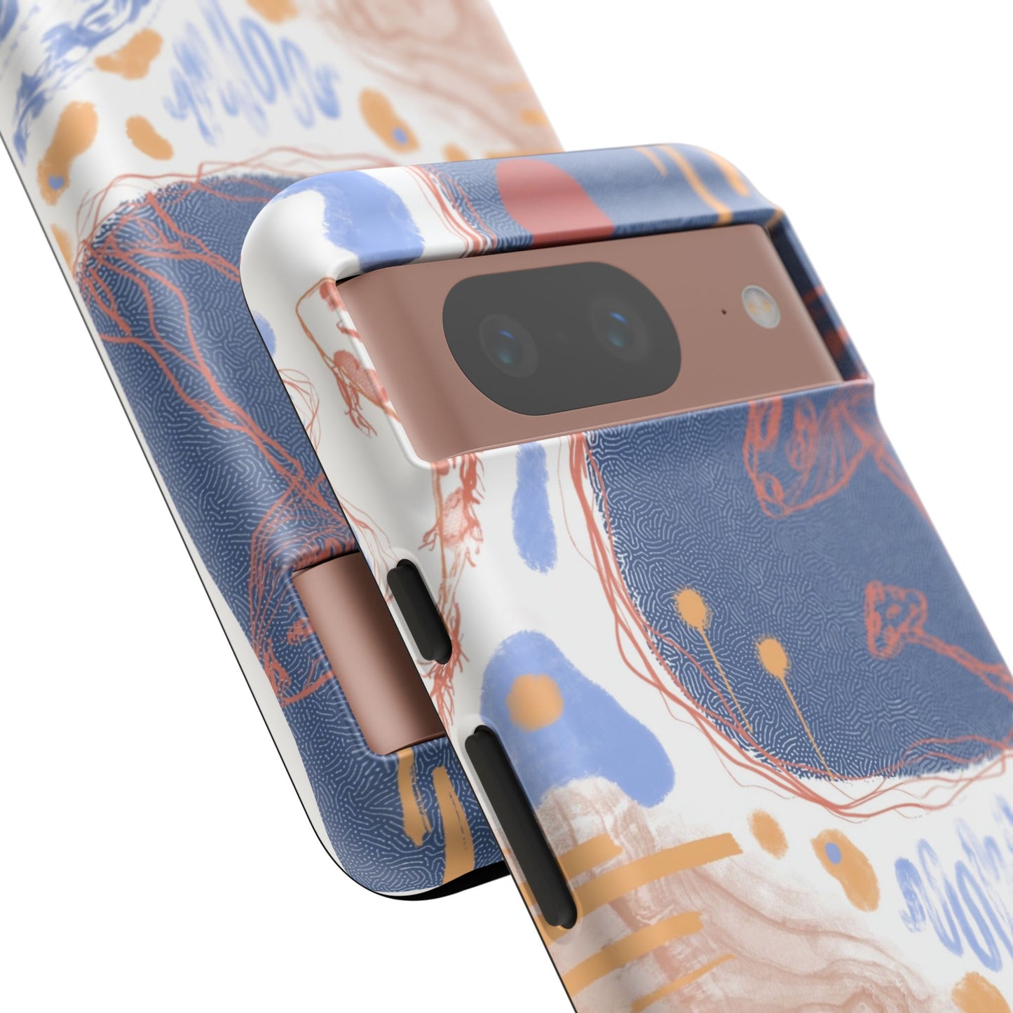 Artistic Phone Case with Abstract Design, Tough Phone Case, Unique Gift, Trendy Accessories, Modern Art Case, Stylish Tech Gear