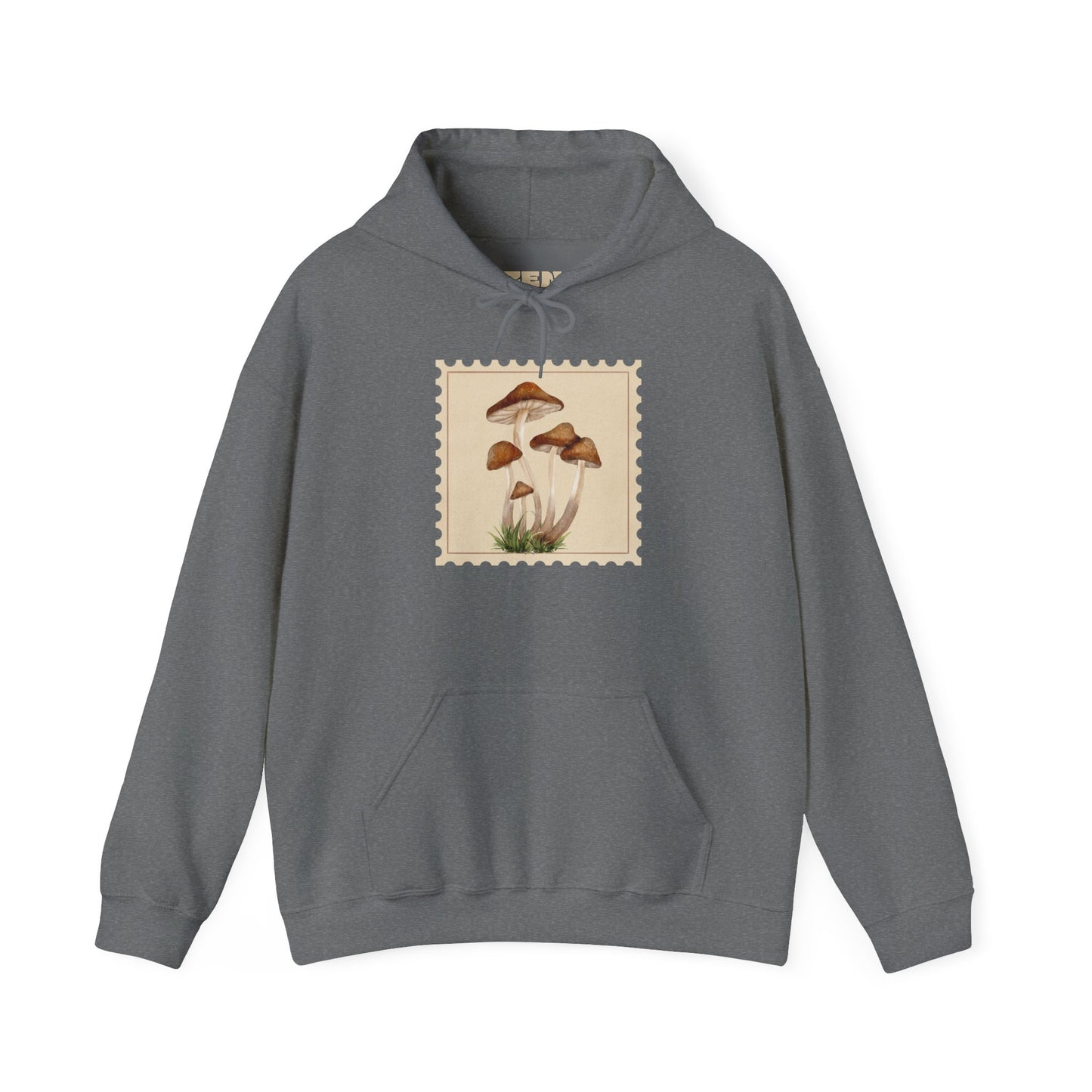 Mushroom Art Hoodie, Cozy Sweatshirt, Nature Lover Gift, Unisex Pullover, Boho Style Apparel, Fall Fashion, Eco-Friendly Wear, Artsy Sweatshirts, Aesthetic Hoodies, Graphic, Nature-inspired