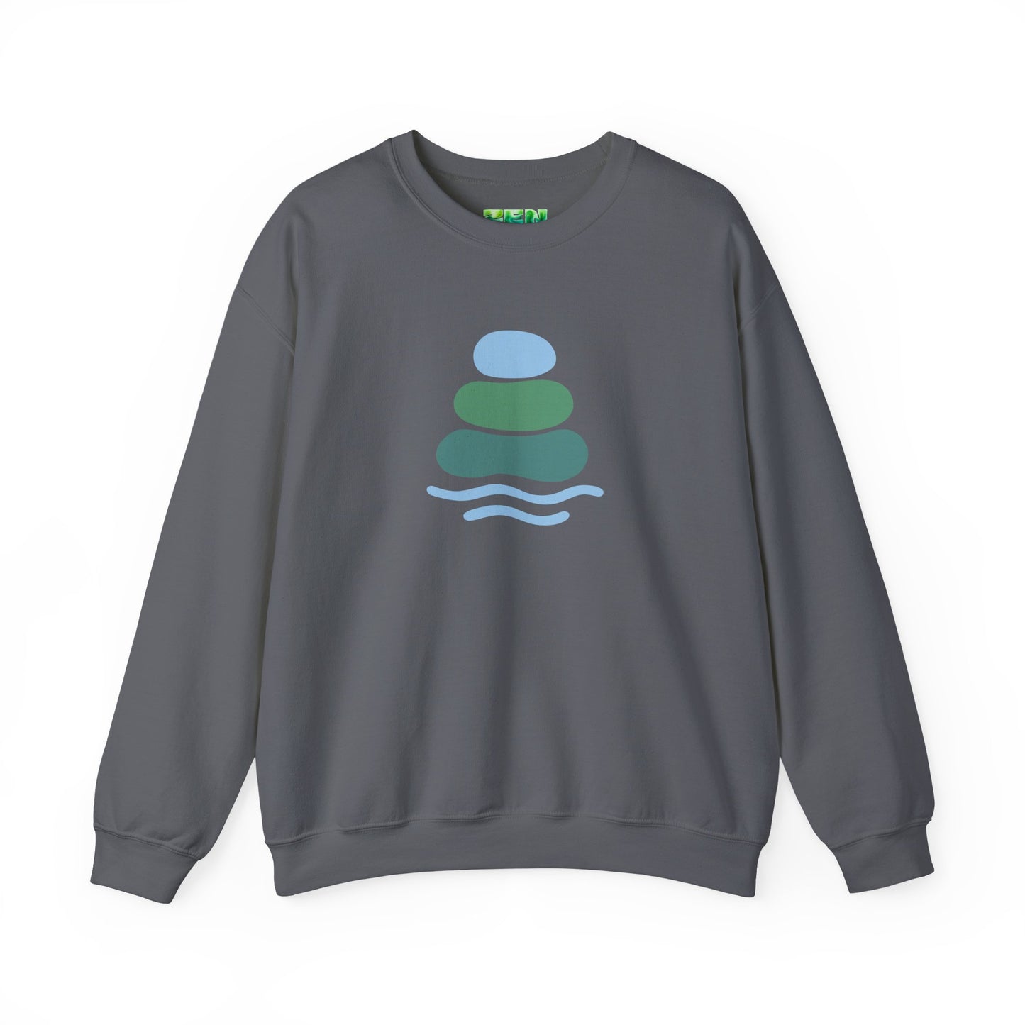 Serene Balance Crewneck Sweatshirt, Cozy Layering Piece, Casual Everyday Wear, Ideal for Relaxation, Gift for Mindfulness Enthusiasts
