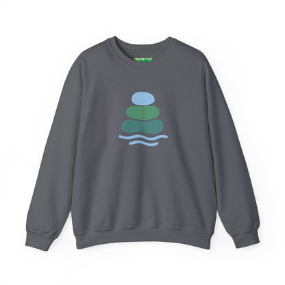 Serene Balance Crewneck Sweatshirt, Cozy Layering Piece, Casual Everyday Wear, Ideal for Relaxation, Gift for Mindfulness Enthusiasts