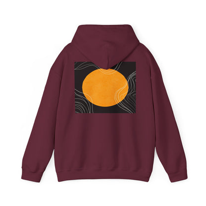 Lotus Sunshine Unisex Hoodie, Cozy Sweatshirt for Relaxation, Nature Lovers Gift, Everyday Comfort, Inspirational Outfit, Gift for Him, Gift for Her, Abstract Crewneck