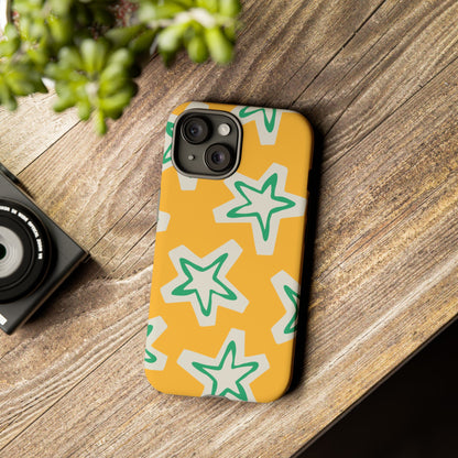 Retro Star Pattern Phone Case | Tough Cases, Colorful Cover for Phones, Phone Accessories, Gift for Her, Trendy Cases