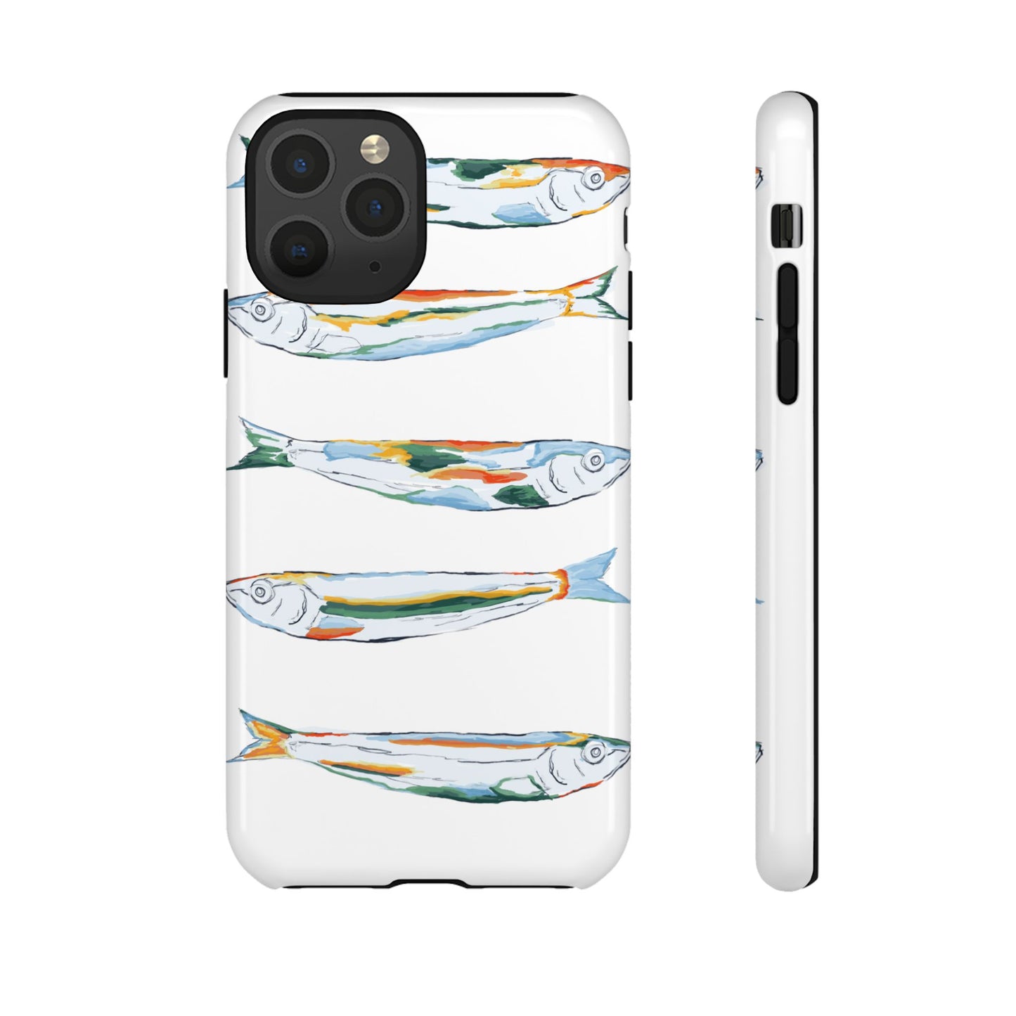 Tough Cases – Artistic Fish Design Phone Case, Unique Gift for Aquatic Lovers, Perfect for Birthdays, Holidays, and Everyday Use, Quirky Cases, Fun Phone Cases