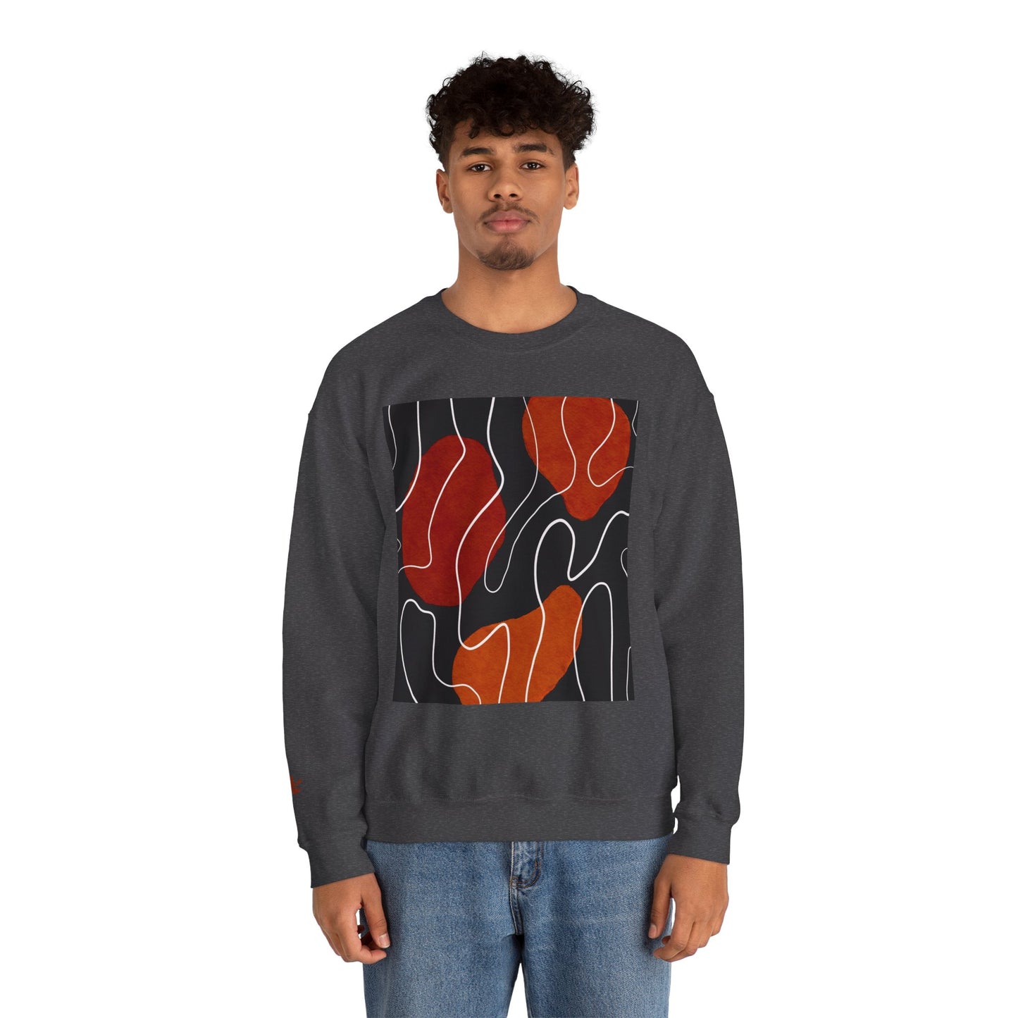 Abstract Modern Crewneck Sweatshirt, Cozy Casual Wear, Gift for Art Lovers, Stylish Layering, Perfect for Fall/Winter, Unique Graphic [...]