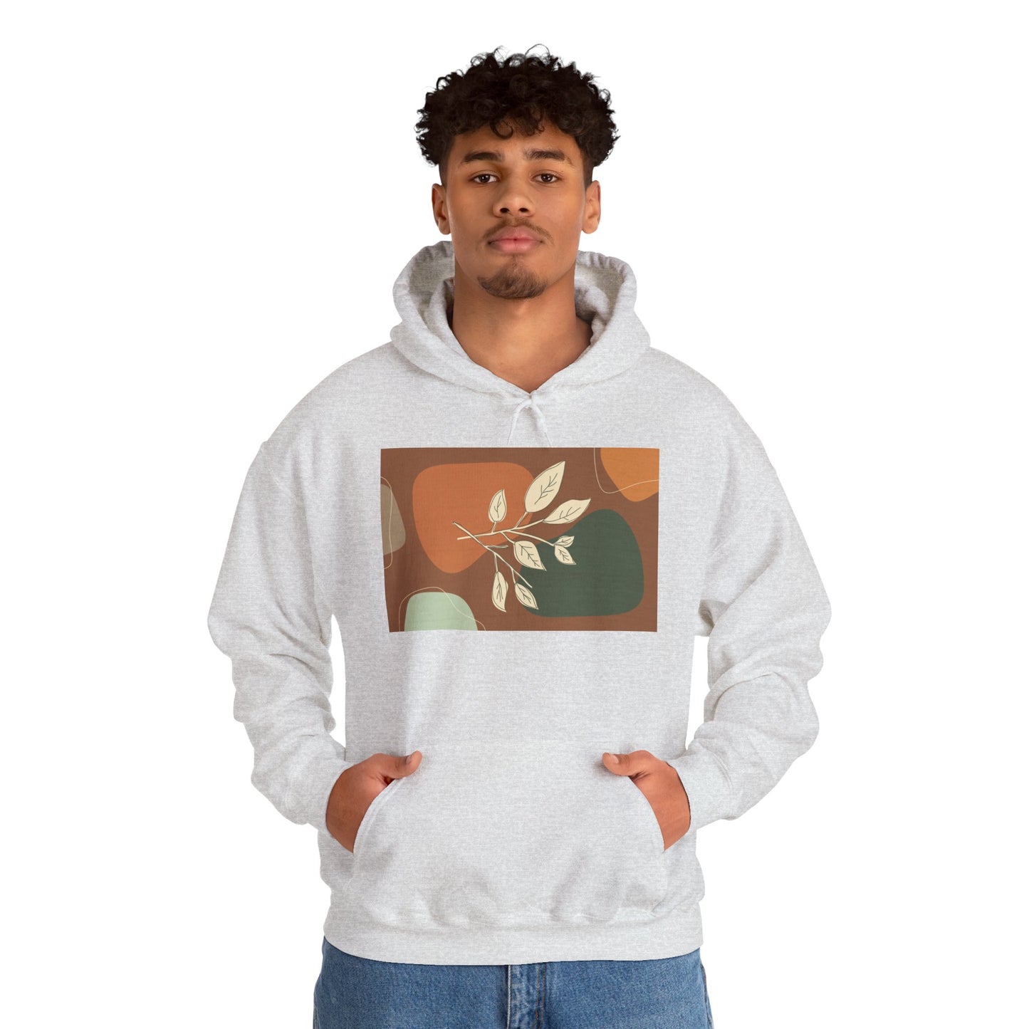 Botanical Design Unisex Hoodie, Cozy Sweatshirt for Nature Lovers, Gift for Friends, Autumn Fashion, Comfortable Casual Wear