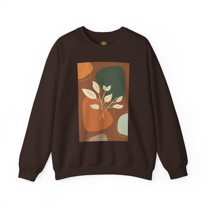 Botanical Print Crewneck Sweatshirt | Cozy Unisex Sweatshirt, Fall Fashion, Casual Wear, Gift for Her, Botanical Art