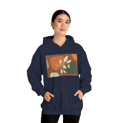 Botanical Design Unisex Hoodie, Cozy Sweatshirt for Nature Lovers, Gift for Friends, Autumn Fashion, Comfortable Casual Wear