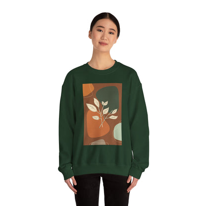 Botanical Print Crewneck Sweatshirt | Cozy Unisex Sweatshirt, Fall Fashion, Casual Wear, Gift for Her, Botanical Art