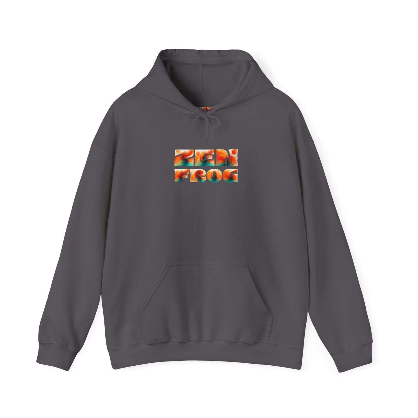 Vibrant Unisex Hoodie with Zen Frog and Snake Design, Cool Gift for Nature Lovers, Casual Wear for All Occasions, Gift for Her, Cool Hoodies