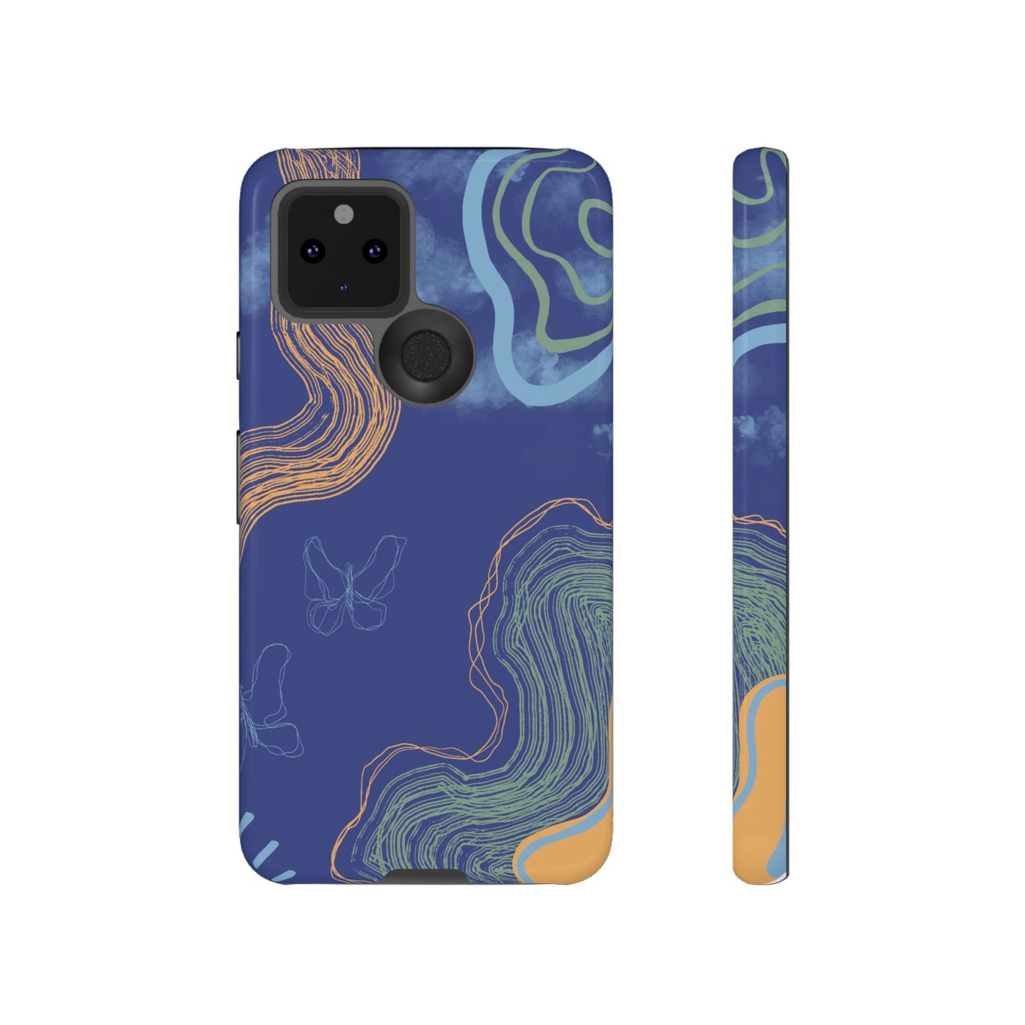 Artistic Phone Case, Abstract Phone Cover, Gift for Her, Modern Design, Boho Phone Case, Unique Phone Accessories