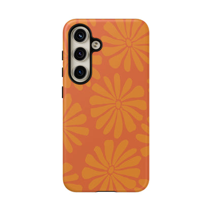 Stylish iPhone Case, Floral Phone Cover, Tough Phone Cases, Green Daisy Design, Unique Gift for Her, Spring Accessories