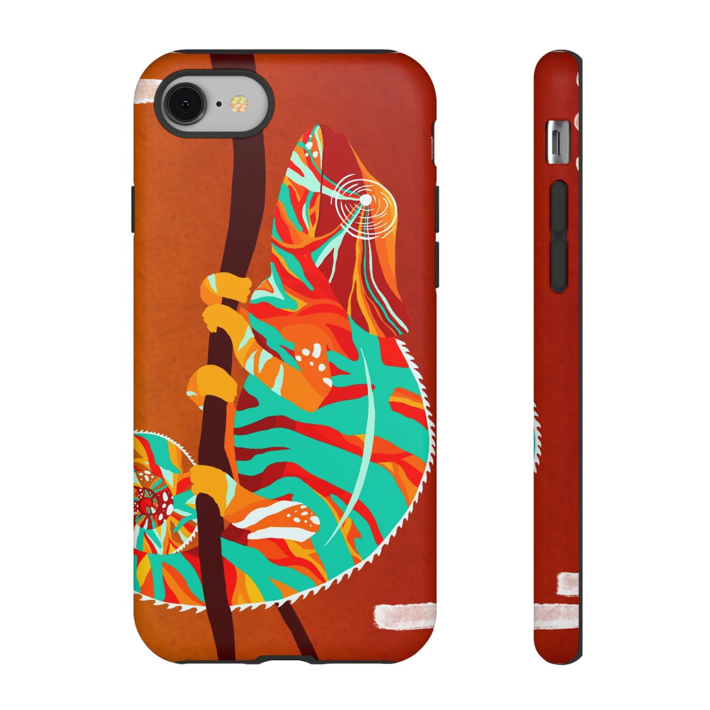 Chameleon Phone Case - Vibrant Artistic Design, Tough Cases for Animal Lovers, Unique Gift, Eco-Friendly Protection
