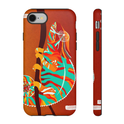 Chameleon Phone Case - Vibrant Artistic Design, Tough Cases for Animal Lovers, Unique Gift, Eco-Friendly Protection
