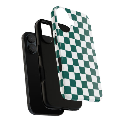 Stylish Checkered Phone Case, Protective Cover, Unique Gift, Trendy Accessory, Customizable Design, Ideal for All Ages